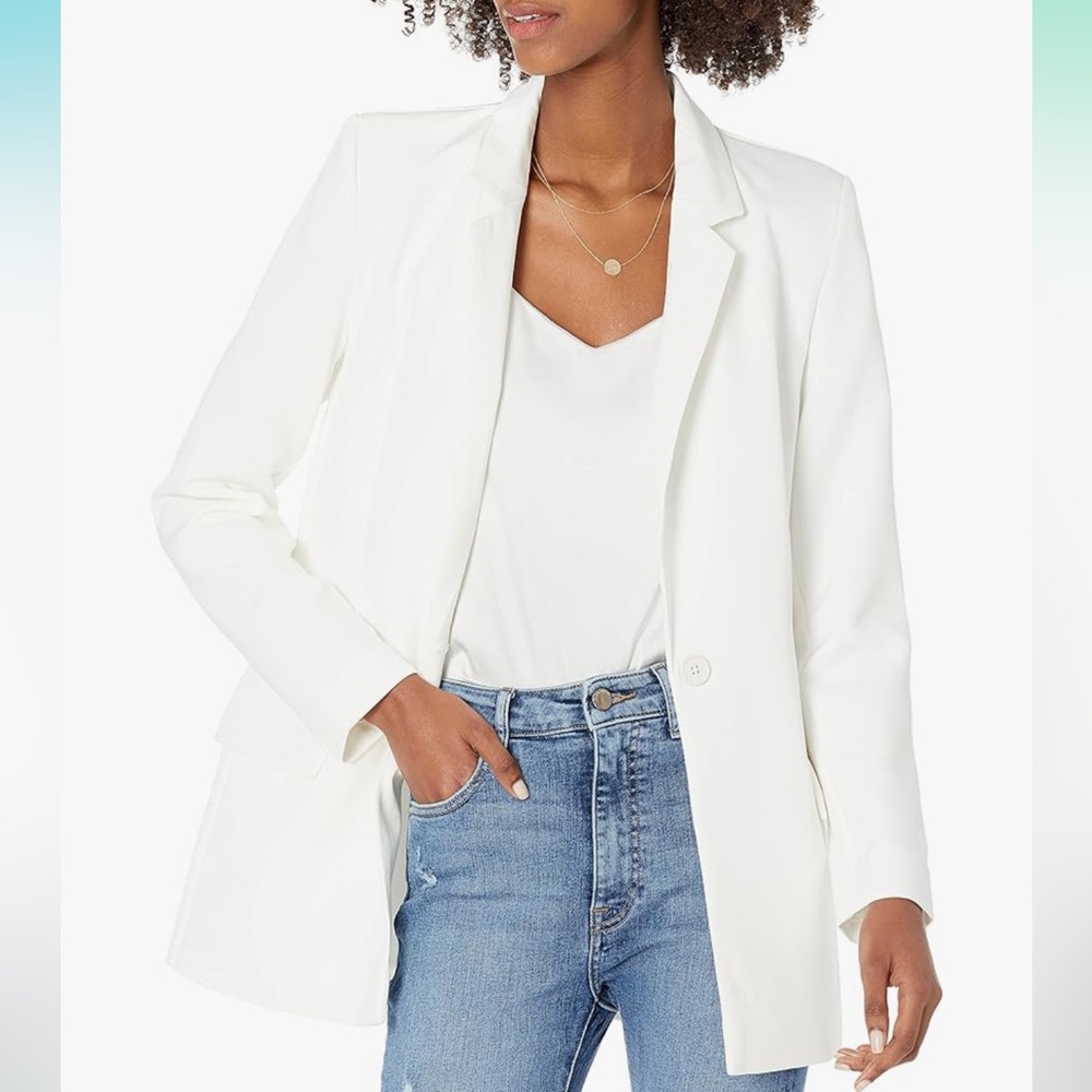 The Drop White Blazer White Jacket Business Outfit Fall Jacket Winter Jacket XXS